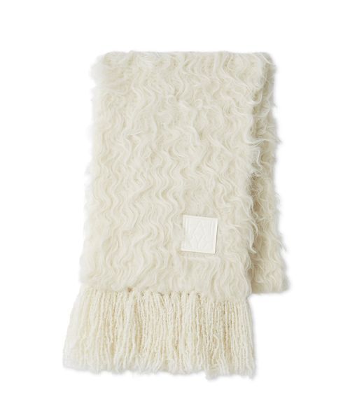 セール】ブラッシュシャギーニットマフラー（ストール/ショール