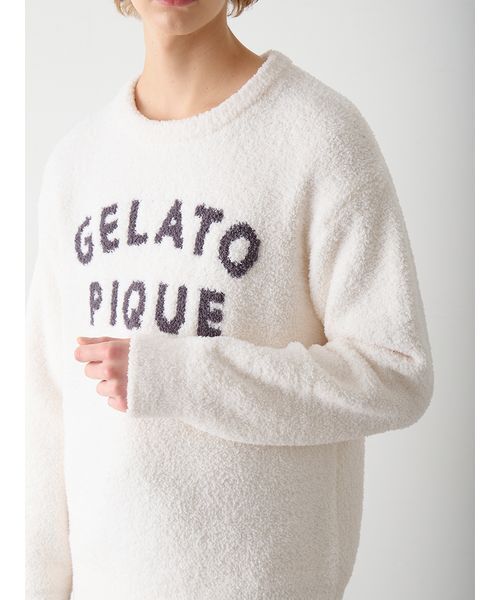 HOMME】パウダーロゴジャガードプルオーバー＆ロングパンツセット