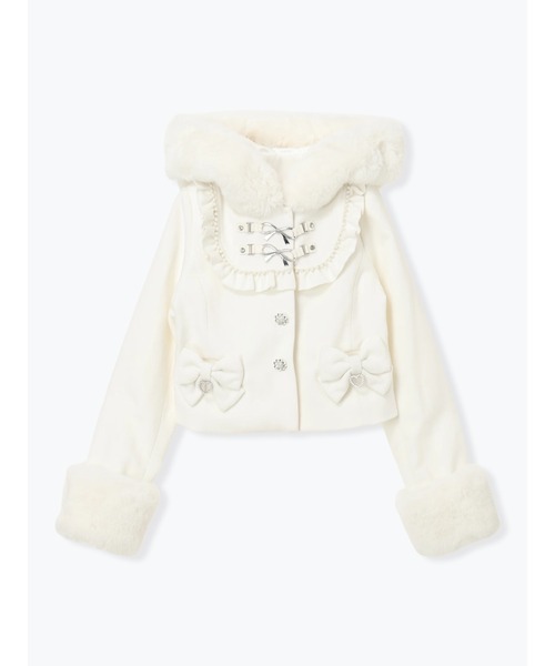 ヨークフリルドーリーショートコート（その他アウター）｜NOEMIE
