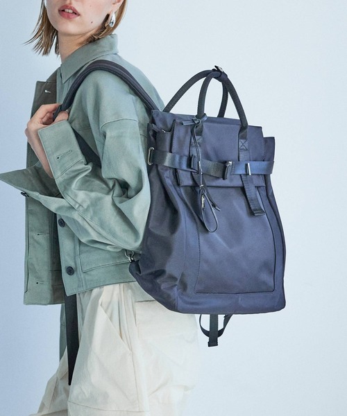 セール】【再入荷】Ability/ナイロンBELTEDサック（バックパック