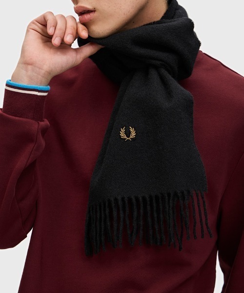 FRED PERRY（フレッドペリー）の「Lambswool Scarf／ラムウール