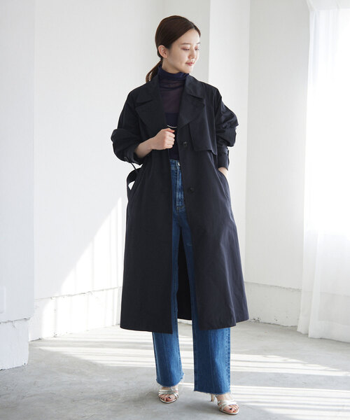 IENA（イエナ）の「Pe/ポプリンシングルトレンチコート（トレンチ