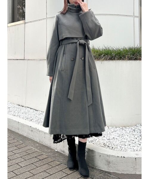 dazzlin（ダズリン）の「2WAYカラーレディコート【スタンドカラー可