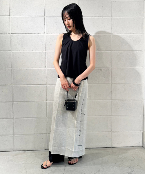 セール】BASERANGE/ベースレンジ WRAP PAGE スカート（スカート