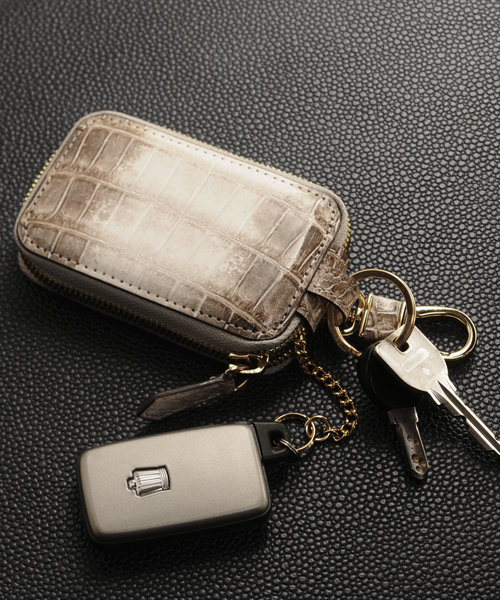 ヒマラヤクロコダイルレザースマートキーケース（キーケース/キー