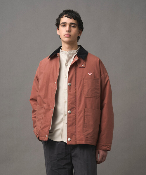 MEN'S NYLON TAFFETA WORK JACKET（ブルゾン）｜DANTON（ダントン）の