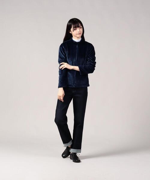agnes b.（アニエスベー）の「JGA1 BLOUSON フェイクファー ジップ