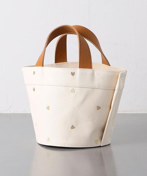 LUDLOW（ラドロー）の「＜LUDLOW＞ハート キャンバス トートバッグ XS