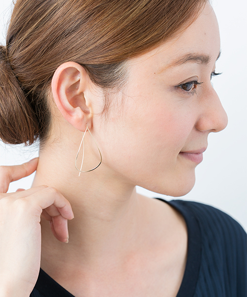 agete（アガット）の「K10ピアス（10143112034）（ピアス（両耳用