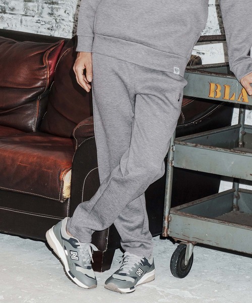 mp14817-cardboard knit pants with two-tone embroidery イージー