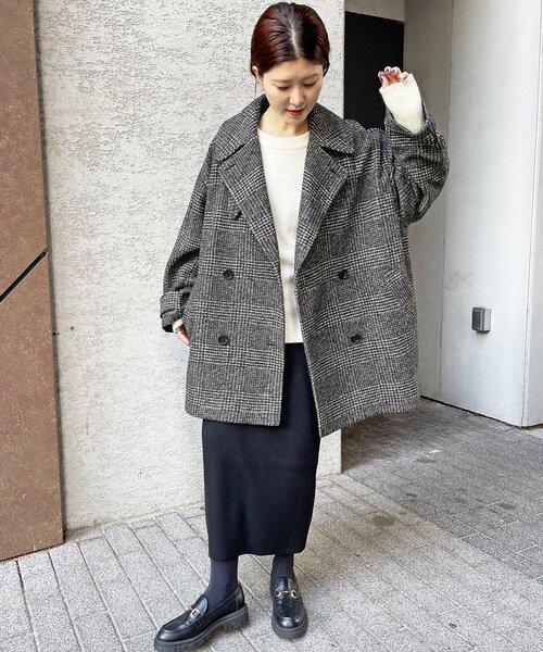 Spick & Span（スピックアンドスパン）の「Wスライバーチェックハーフ