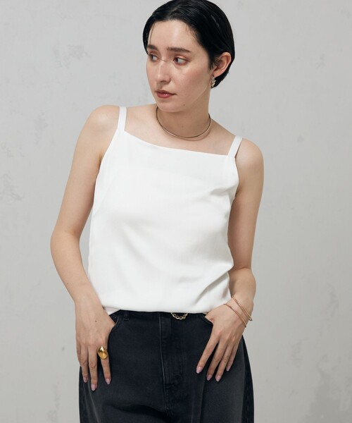 セール】サテン×ベア天2WAYキャミソール（タンクトップ）｜NOLLEY'S