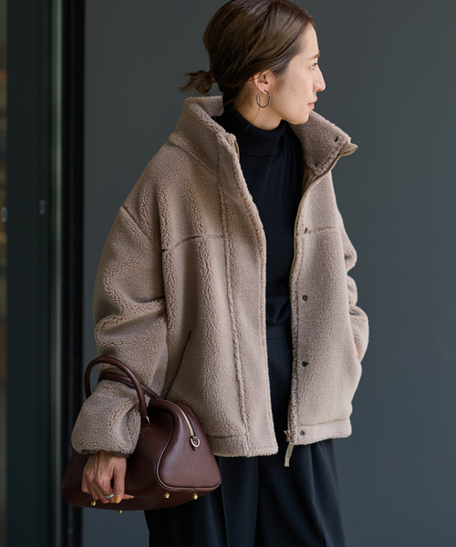 ≪追加≫ウールボアスタンドブルゾン2（ブルゾン）｜FRAMeWORK