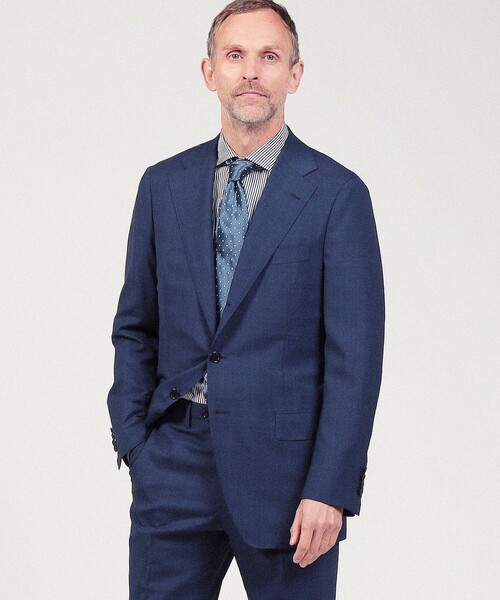 セール】ウール シングルブレステッド3Bスーツ Ermenezild Zegna