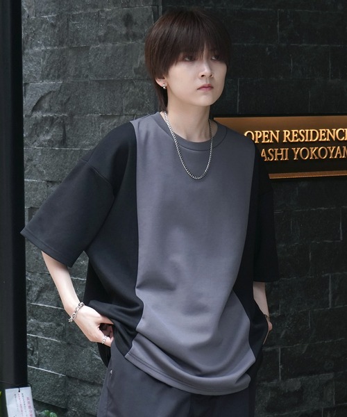 セール】ナチュラルドレープ ビッグシルエット 無地 / 切替 とろみ