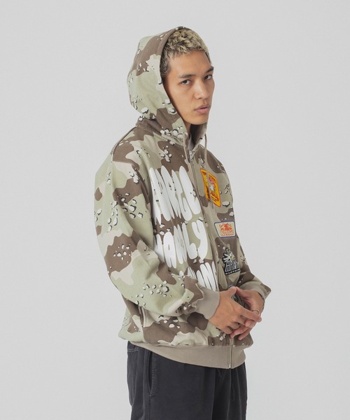 XLARGE（エクストララージ）の「MULTI LOGO ZIP UP HOODED SWEATSHIRT