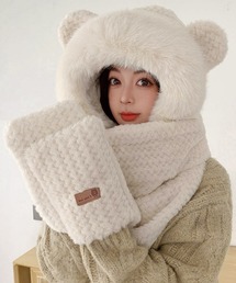 ニット マフラー 手袋」に該当する帽子ファッション通販 - ZOZOTOWN