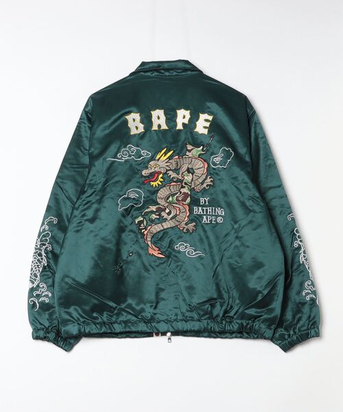 A BATHING APE（アベイシングエイプ）の「SATIN SOUVENIR JACKET