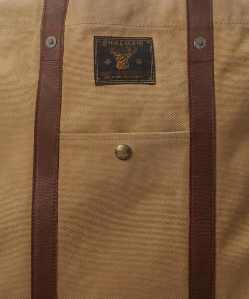 レザートリム キャンバス トート（トートバッグ）｜RRL（ダブル アール