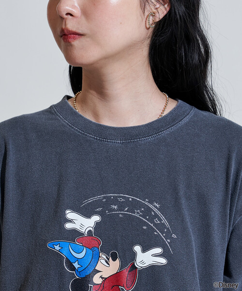 セール】【DISNEY FANTASIA】 ビッグ フロント プリントロンT/ミッキー