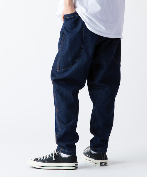 rehacer : Big Pocket Wide Tapered Denim Made in Okayama Japan