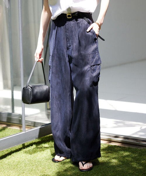 キュプラ カーゴパンツ（カーゴパンツ）｜SLOBE IENA（スローブイエナ