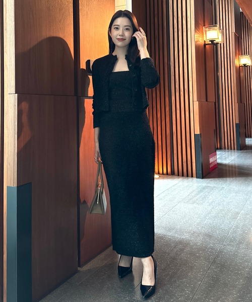 anuans（アニュアンス）の「ラメニットアンサンブル（ニット/セーター