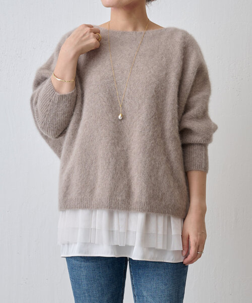 BEARDSLEY（ビアズリー）の「FOXウール後ろボタンニット（カーディガン