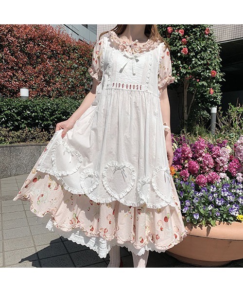 PINK HOUSE（ピンクハウス）の「ハートフリルタブリエ（その他トップス