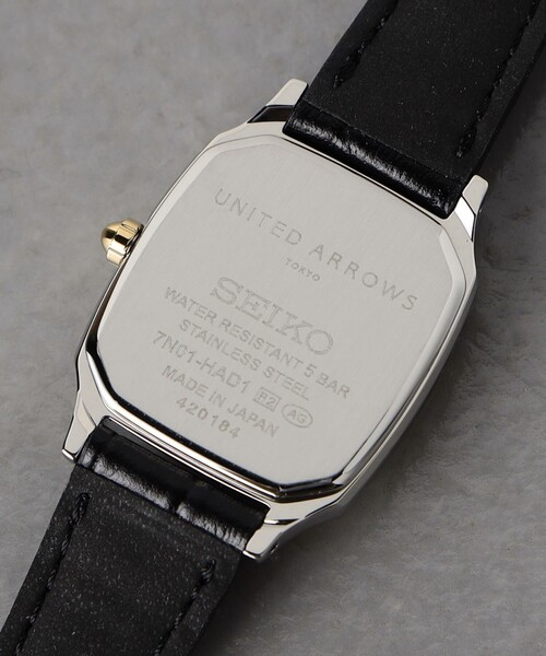 SEIKO（セイコー）の「【別注】＜SEIKO＞スクエア レザー 腕時計