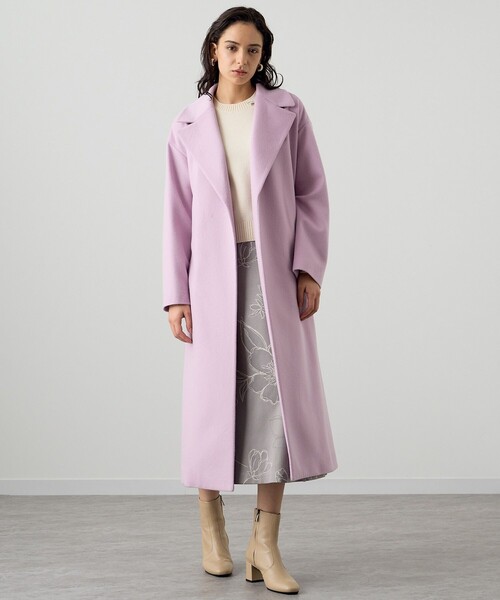 ANAYI（アナイ）の「ロングメルトンローブコート（トレンチコート