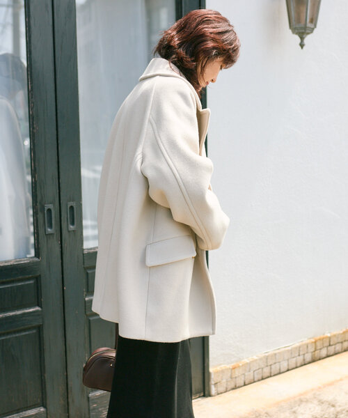 RIVE DROITE（リヴドロワ）の「【2サイズ展開】ラグランPコート