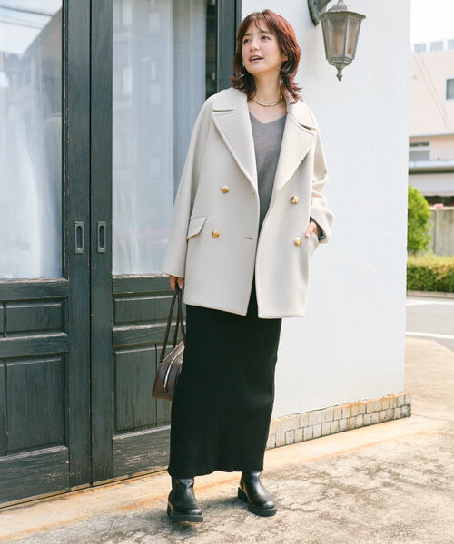 RIVE DROITE（リヴドロワ）の「【2サイズ展開】ラグランPコート