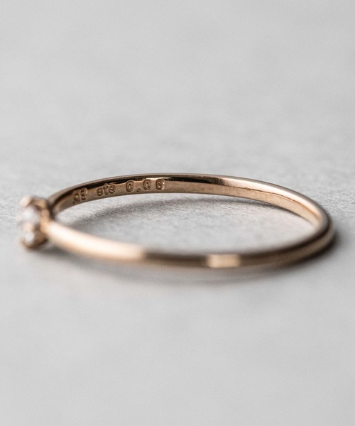 K18 ダイヤモンド リング「ブライト」（リング）｜ete（エテ）の