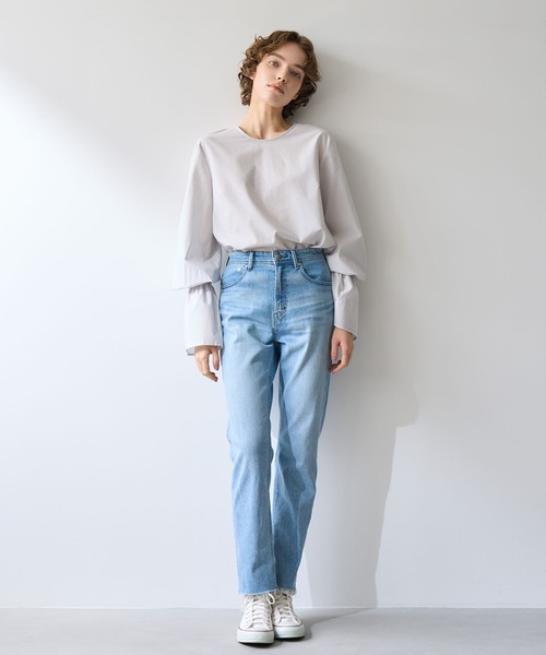 YANUK（ヤヌーク）の「ハイウエスト ストレート