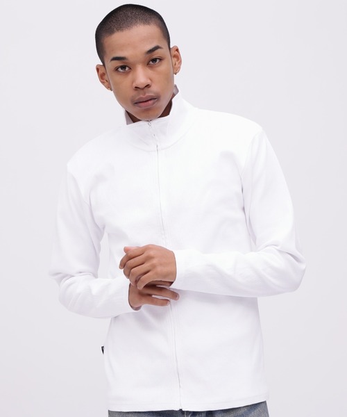 DAILY/デイリー》STAND ZIP RIB JACKET / スタンドジップ リブ
