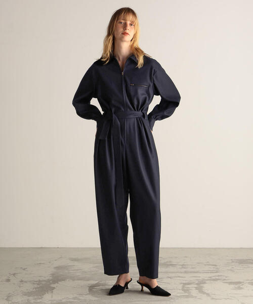 BACCA（バッカ）の「ウールサキソニー ジャンプスーツ（パンツドレス