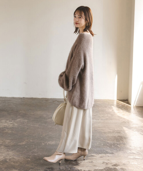 Noble（ノーブル）の「《追加》ファーニットオフショルプルオーバー2