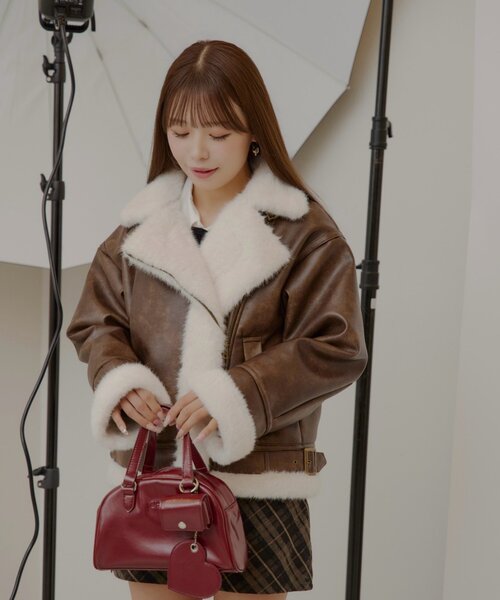 Chico（チコ）の「【ゆっぴコラボ企画】ファーライダースショート