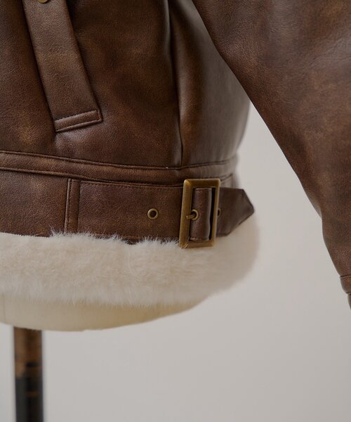 Chico（チコ）の「【ゆっぴコラボ企画】ファーライダースショート