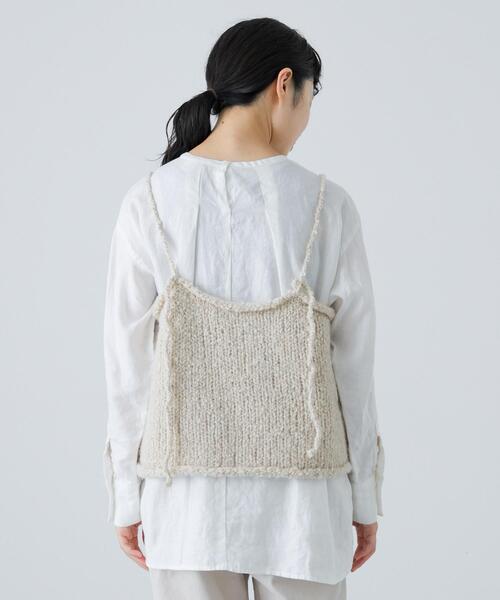かぐれ（カグレ）の「アルパカウールブークレニットキャミソール