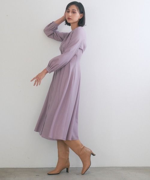 ANAYI（アナイ）の「ソフトアムンゼンタックフレアワンピース