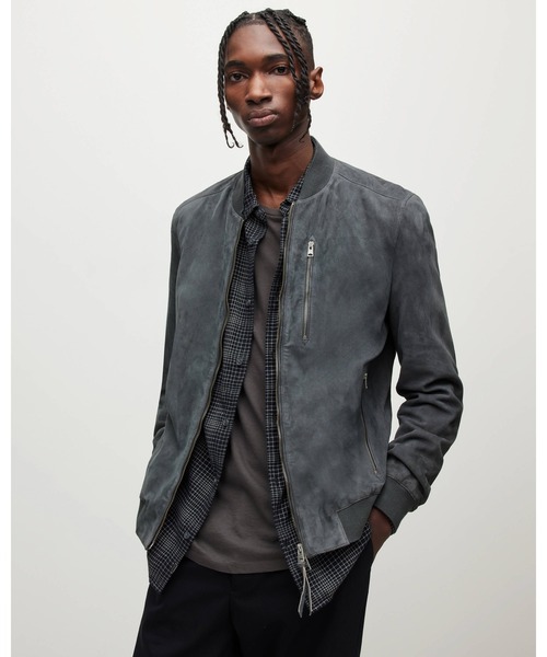ALLSAINTS（オールセインツ）の「KEMBLE SUEDE BOMBER JACKET | KEMBLE