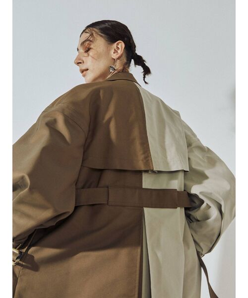 UN3D.（アンスリード）の「ステッチトレンチコート（トレンチコート