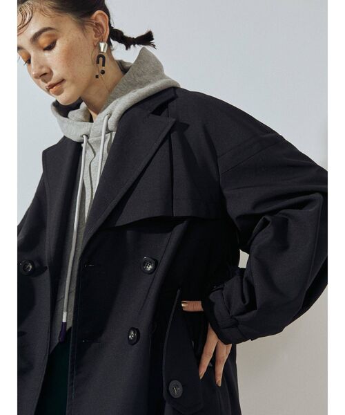 UN3D.（アンスリード）の「ステッチトレンチコート（トレンチコート