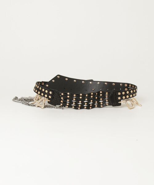 チャーム付き スターバックル チェーンベルト（ベルト）｜d.i.a.