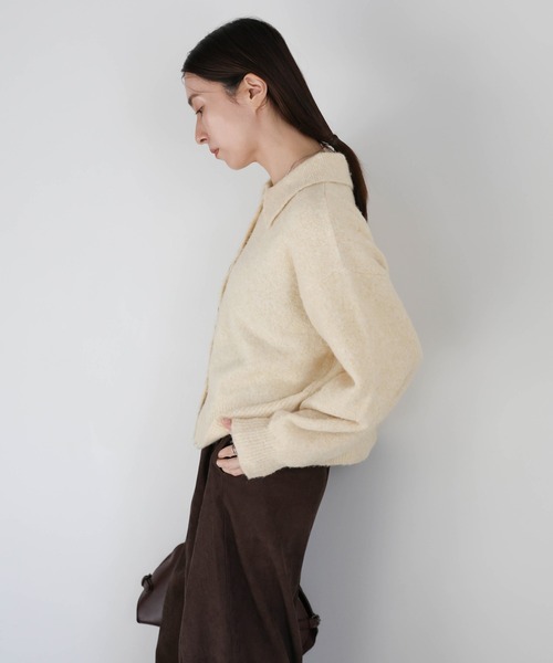 セール】ボタンアップポロカーディガン（カーディガン/ボレロ