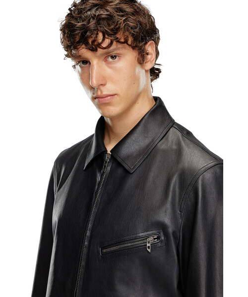 セール】メンズ レザージャケット L-KORN-A（ライダースジャケット