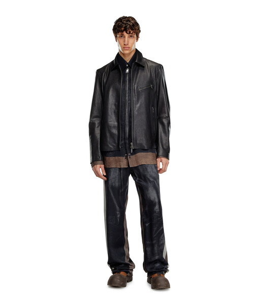 セール】メンズ レザージャケット L-KORN-A（ライダースジャケット