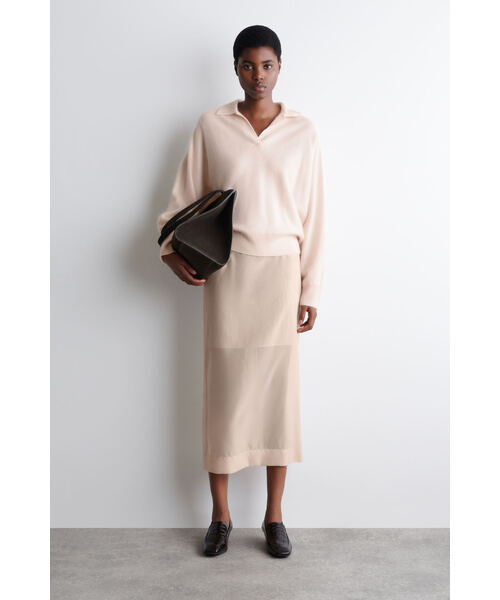 ブラッシュドカシミヤポロセーター（ポロシャツ）｜COS（コス）の